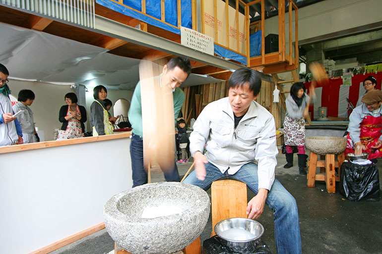 コミュニティ活動-お餅つき